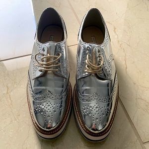 Silver Zara lace ups